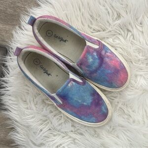 Girls Cat & Jack Tie-Dye Slip-On Sneakers